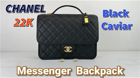 chanel 22k messenger backpack